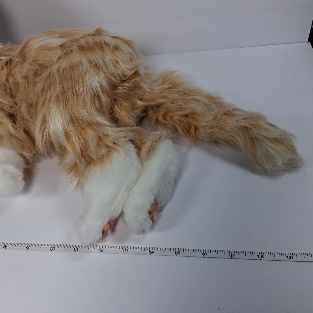 Animated Orange Tabby Cat Interactive Lifelike Joy For All Companion Pet